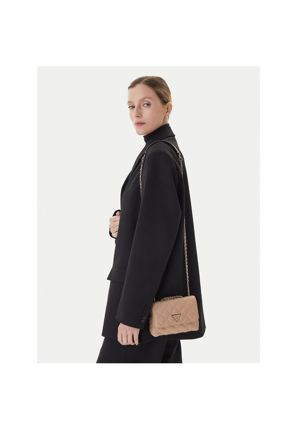 Torebka Guess. Kolor: beżowy