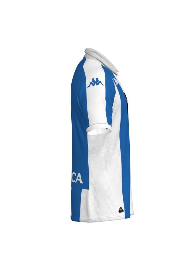 Kappa - Koszulka domowa Deportivo La Corogne 2024/25. Kolor: wielokolorowy, niebieski, biały. Sport: piłka nożna