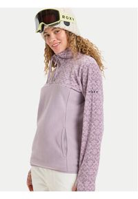 Roxy Polar Sayna Half Zip ERJFT04831 Fioletowy Regular Fit. Kolor: fioletowy. Materiał: syntetyk #6