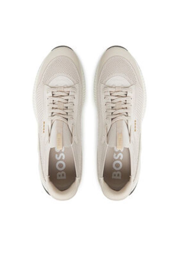 BOSS Sneakersy TTNM EVO 50523113 Beżowy. Kolor: beżowy. Materiał: materiał