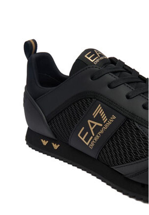 EA7 Emporio Armani Sneakersy 7X000904 AF18610 MZ968 Czarny. Kolor: czarny. Materiał: materiał