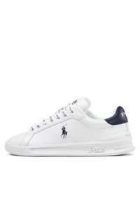 Polo Ralph Lauren Sneakersy Hrt Ct II 809829824003 Biały. Kolor: biały. Materiał: skóra #5
