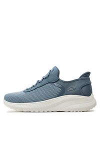 skechers - Skechers Sneakersy Bobs Squad Chaos-In Color 117504/SLT Niebieski. Kolor: niebieski. Materiał: mesh, materiał