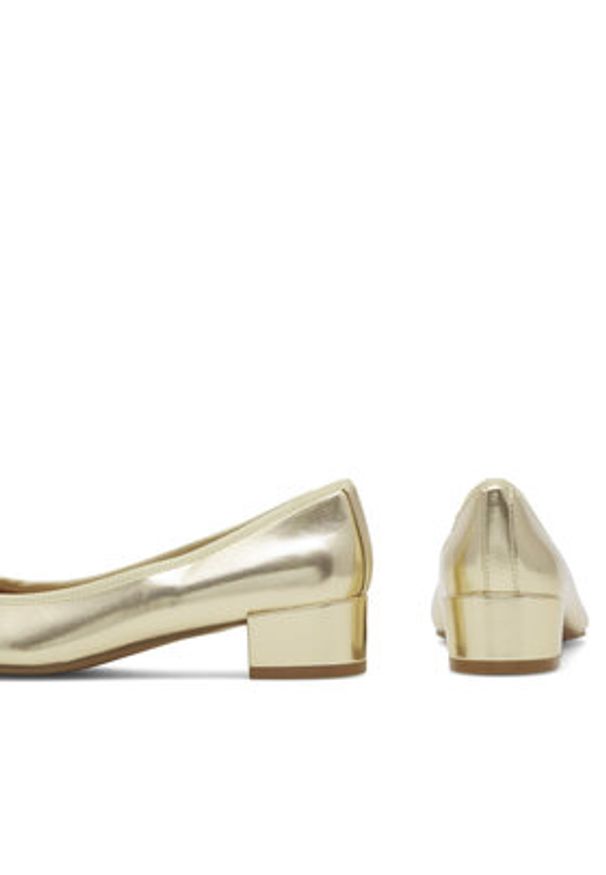 Jenny Fairy Baleriny WYL3680-1 Złoty. Kolor: złoty. Materiał: skóra