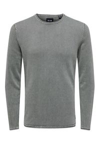 Only & Sons Sweter 22006806 Szary Regular Fit. Kolor: szary. Materiał: bawełna #5