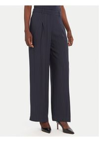 BOSS Spodnie palazzo Tiana4 50548479 Granatowy Regular Fit. Kolor: niebieski. Materiał: wiskoza #1