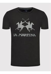 La Martina T-Shirt CCMR05 JS206 Czarny Regular Fit. Kolor: czarny. Materiał: bawełna #2