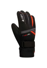 CAIRN - Dziecięce rękawice narciarskie Cairn Styl J C-Tex. Kolor: wielokolorowy, żółty, czarny, pomarańczowy, szary. Technologia: Thinsulate. Sezon: zima. Sport: narciarstwo #1