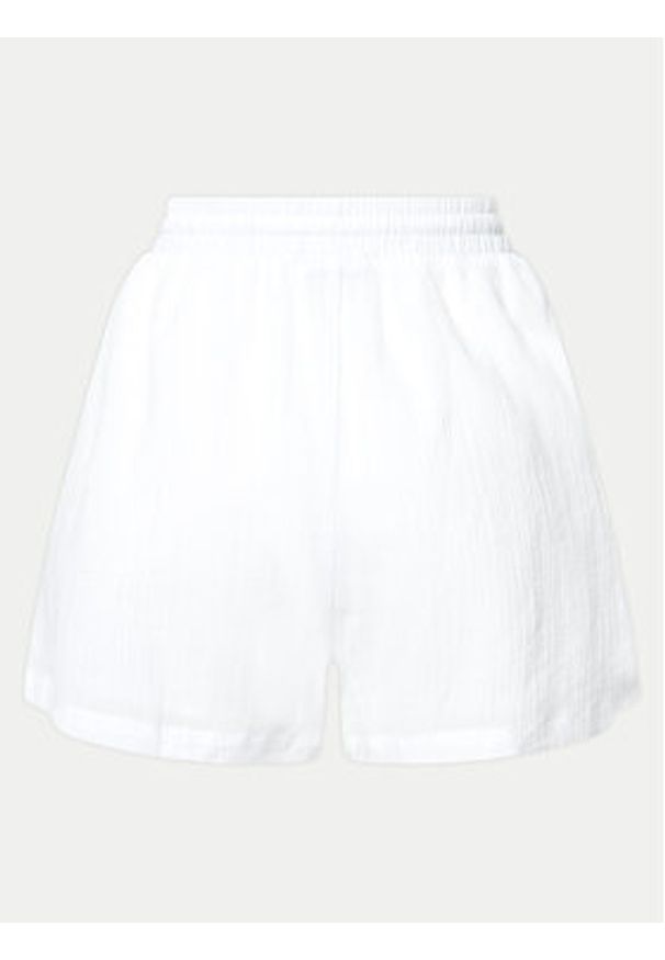 Seafolly Szorty materiałowe Beachedit 55429-SH Biały Regular Fit. Kolor: biały. Materiał: bawełna