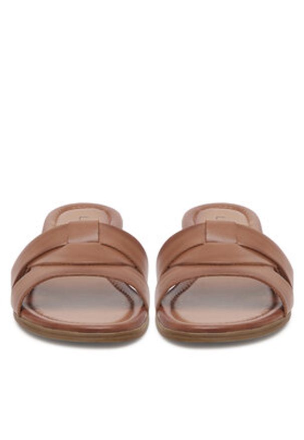 Lasocki Klapki CEO-WI23-RUPIA-02 Brązowy. Kolor: brązowy. Materiał: skóra