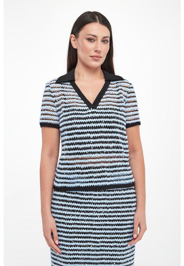 Joseph Ribkoff - Sweter damski w paski JOSEPH RIBKOFF. Wzór: paski