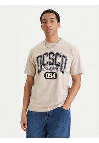 DC Shoes T-Shirt Elective EDYZT04361 Beżowy Regular Fit. Kolor: beżowy. Materiał: bawełna #1