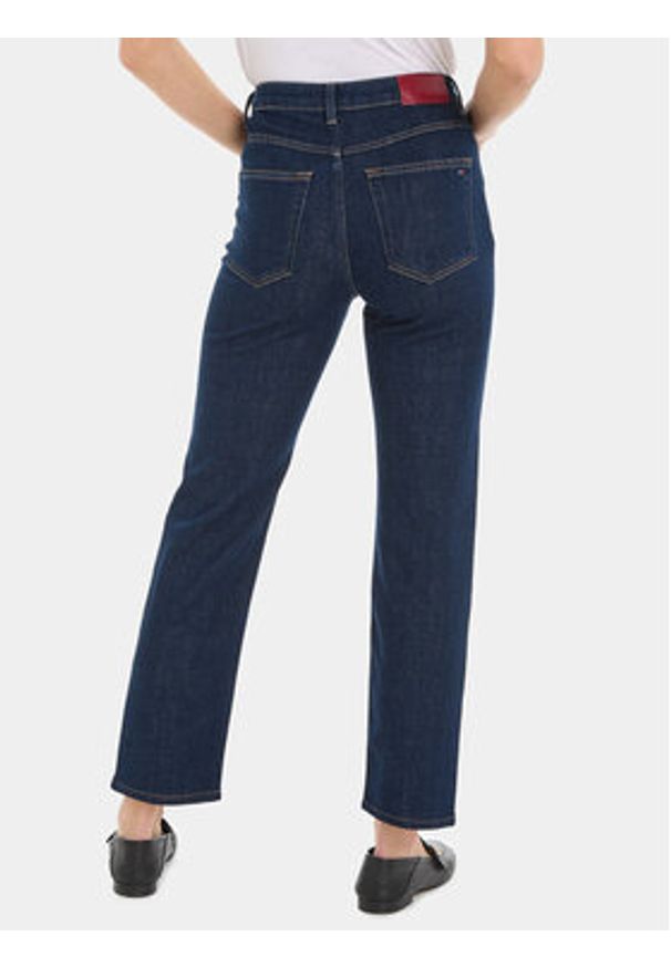 TOMMY HILFIGER - Tommy Hilfiger Jeansy Classic WW0WW39612 Granatowy Straight Fit. Kolor: niebieski