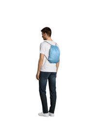 SOL'S - Urban Plain Drawstring Bag. Kolor: niebieski