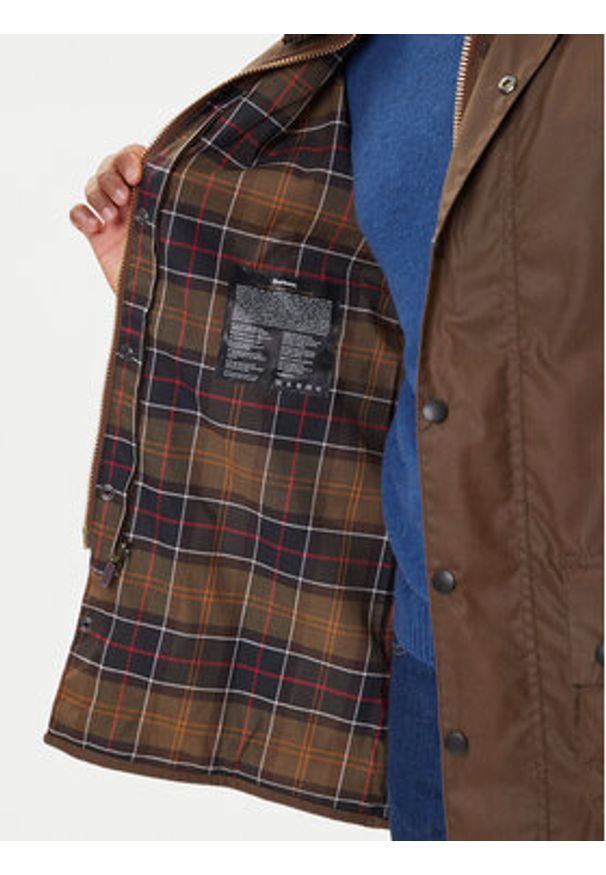 Barbour Kurtka przejściowa MWX0017BE51 Brązowy Regular Fit. Kolor: brązowy. Materiał: bawełna