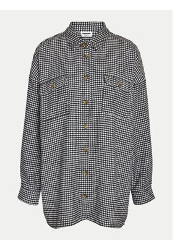 Noisy may - Noisy May Koszula Flanny 27012531 Szary Loose Fit. Kolor: szary. Materiał: syntetyk