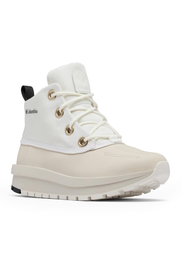 columbia - Śniegowce damskie Columbia Moritza Shield. Kolor: biały. Sezon: zima