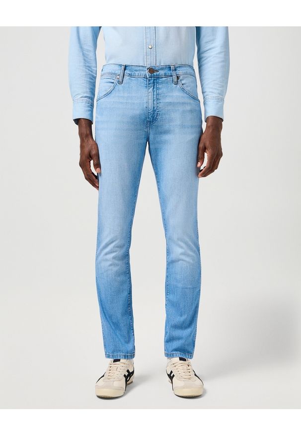 Wrangler - MESKIE SPODNIE WRANGLER LARSTON SLATE SHADE 112362560