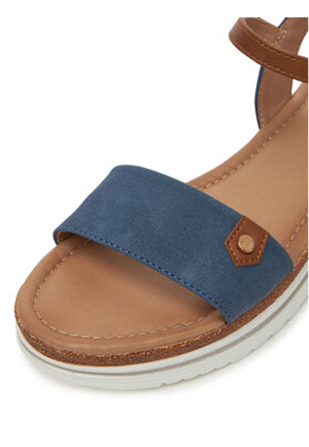 Clara Barson Sandały WS2506-01 Niebieski. Kolor: niebieski. Materiał: materiał