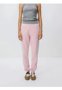 Reserved - Spodnie dresowe long leg - pastelowy róż. Kolor: różowy. Materiał: dresówka #1
