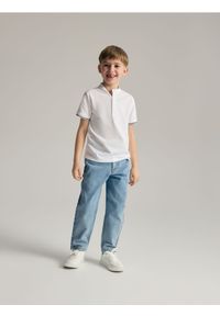 Reserved - Spodnie carrot fit - niebieski. Kolor: niebieski #1