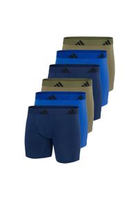 Adidas - Bokserki Active Flex Cotton 6 pak. Kolor: wielokolorowy. Materiał: bawełna, elastan