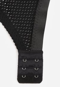 Renee - Czarny Klasyczny Biustonosz z Regulowanymi Ramiączkami Imoni. Kolor: czarny. Materiał: materiał. Wzór: gładki #3