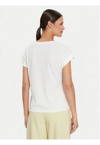 Morgan T-Shirt 241-DPARIS Biały Regular Fit. Kolor: biały. Materiał: bawełna #5