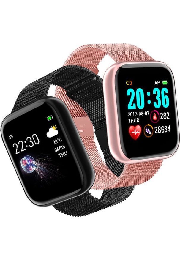 NoName - Smartwatch SMARTWATCH DAMSKI ZEGAREK ROZMOWY CIŚNIENIE POLSKI. Rodzaj zegarka: smartwatch