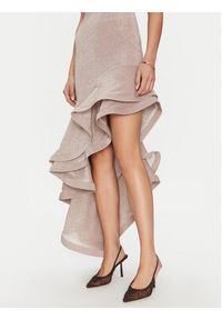 SIMONA CORSELLINI - Simona Corsellini Sukienka koktajlowa P25CEAB05701 Złoty Slim Fit. Kolor: złoty. Materiał: syntetyk. Styl: wizytowy #2