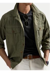 Polo Ralph Lauren T-Shirt Tsh 710740727032 Szary Slim Fit. Typ kołnierza: polo. Kolor: szary. Materiał: bawełna