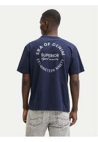 Jack & Jones T-Shirt Edover 12288005 Granatowy Regular Fit. Kolor: niebieski. Materiał: bawełna #1