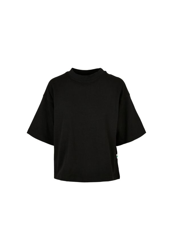 Urban Classics - Koszulka Damska Organiczna O Dużej Gramaturze. Kolor: czarny. Sport: turystyka piesza