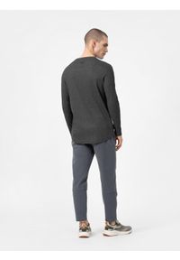 4f - Spodnie casual męskie. Kolor: szary. Materiał: bawełna, tkanina #2