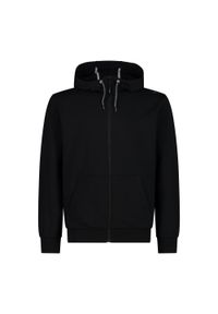 Bluza z kapturem zapinana na zamek błyskawiczny CMP. Typ kołnierza: kaptur. Kolor: czarny. Materiał: polar. Sport: turystyka piesza #1