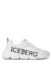 Sneakersy Iceberg. Kolor: biały. Wzór: nadruk #1