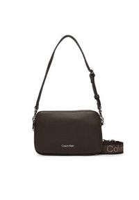 Calvin Klein Torebka Webbing 2X Strap Camera Bag LV04F3656G Czerwony. Kolor: czerwony. Materiał: skórzane #5