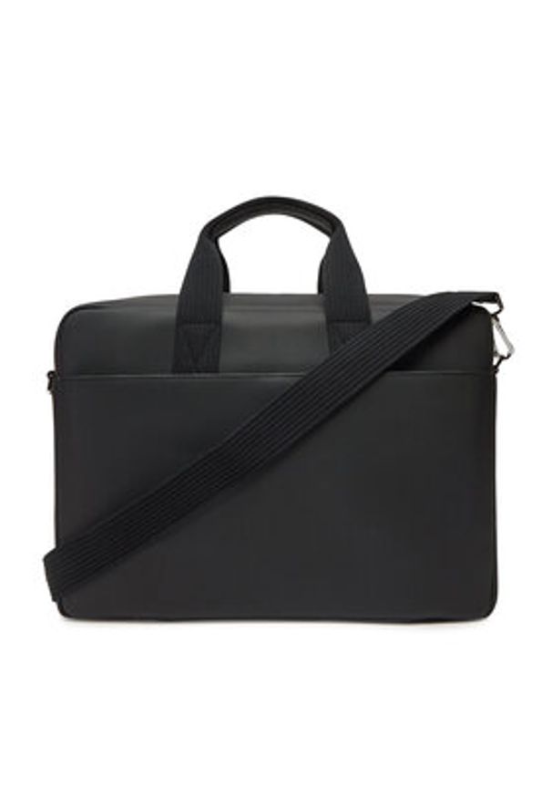 Lacoste Torba na laptopa NH4429HC Czarny. Kolor: czarny. Materiał: skóra
