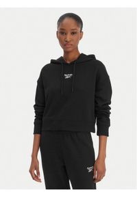 Reebok Bluza Brice RK25495CCW Czarny Regular Fit. Kolor: czarny. Materiał: bawełna #1
