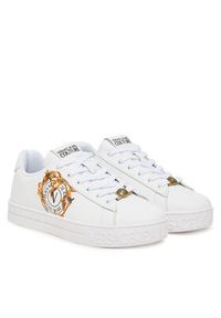 Versace Jeans Couture Sneakersy 79VA3SK3 Biały. Kolor: biały. Materiał: skóra #6