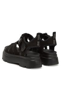 Ugg Sandały W Cora 1152698 Czarny. Kolor: czarny. Materiał: skóra, nubuk #5
