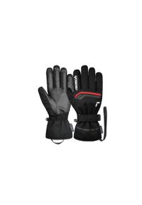 Rękawice narciarskie unisex Reusch Primus wodoodporne ocieplane softshell. Kolor: czerwony, czarny, wielokolorowy. Materiał: softshell. Sport: narciarstwo