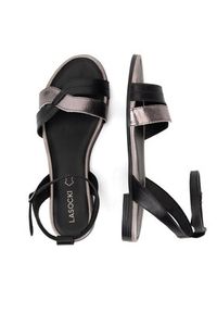 Lasocki Sandały ARENA RST-ARENA-18 Czarny. Kolor: czarny. Materiał: skóra #7