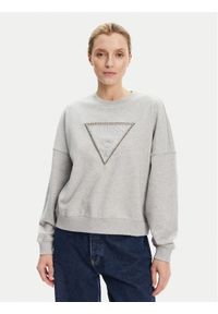 Guess Bluza W5YQ04 KC8I0 Szary Regular Fit. Kolor: szary. Materiał: bawełna