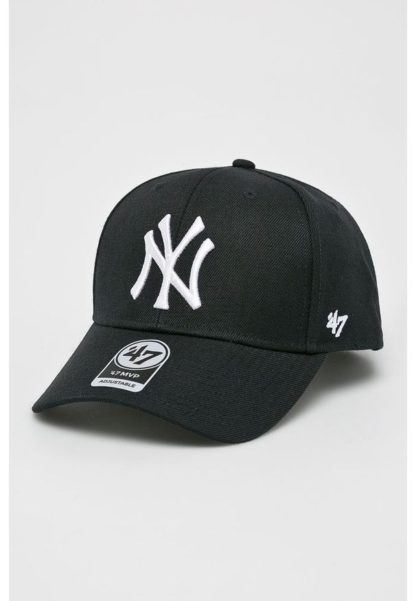 47 Brand - 47brand - Czapka MLB New York Yankees. Kolor: niebieski. Wzór: haft
