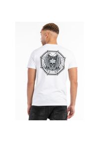 TAPOUT - T-shirt regularny Tapout Octagon. Kolor: wielokolorowy, biały, czarny. Wzór: nadruk #1