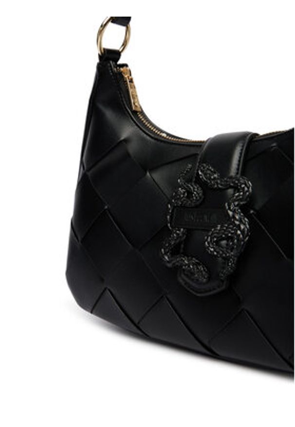 Just Cavalli Torebka 80RA4BM5 ZSD88 Czarny. Kolor: czarny. Materiał: skórzane