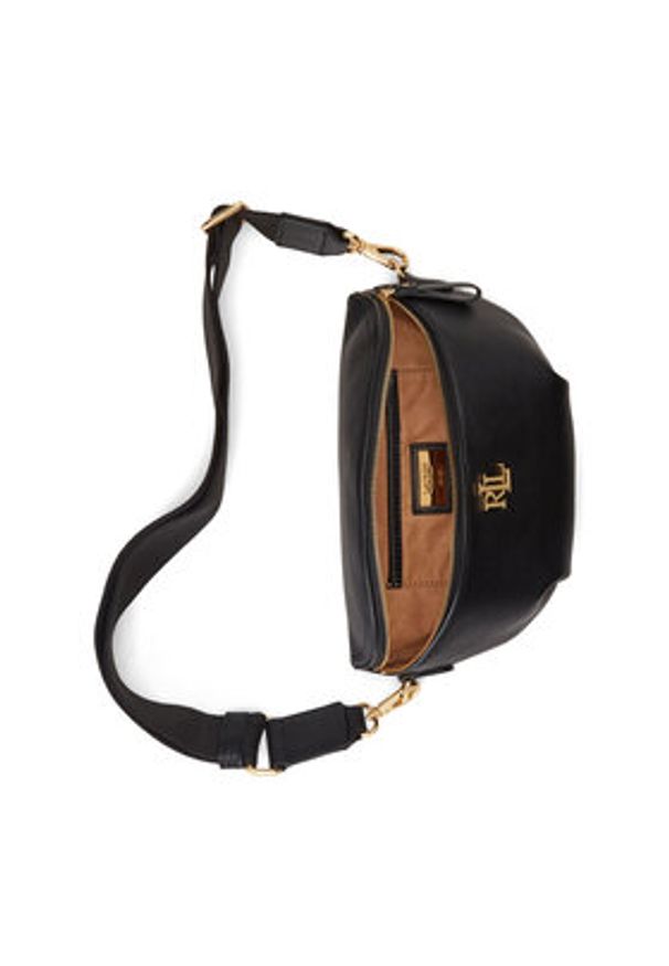 Lauren Ralph Lauren Saszetka nerka 431934832003 Czarny. Kolor: czarny. Materiał: skóra