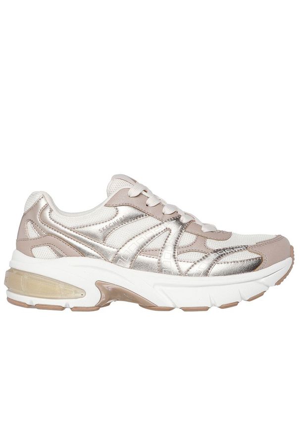 skechers - Buty damskie Skechers Shadow Stellar 90 177357RSGD - multikolor. Zapięcie: sznurówki. Kolor: wielokolorowy. Materiał: guma, syntetyk, skóra. Szerokość cholewki: normalna. Model: Skechers Sport