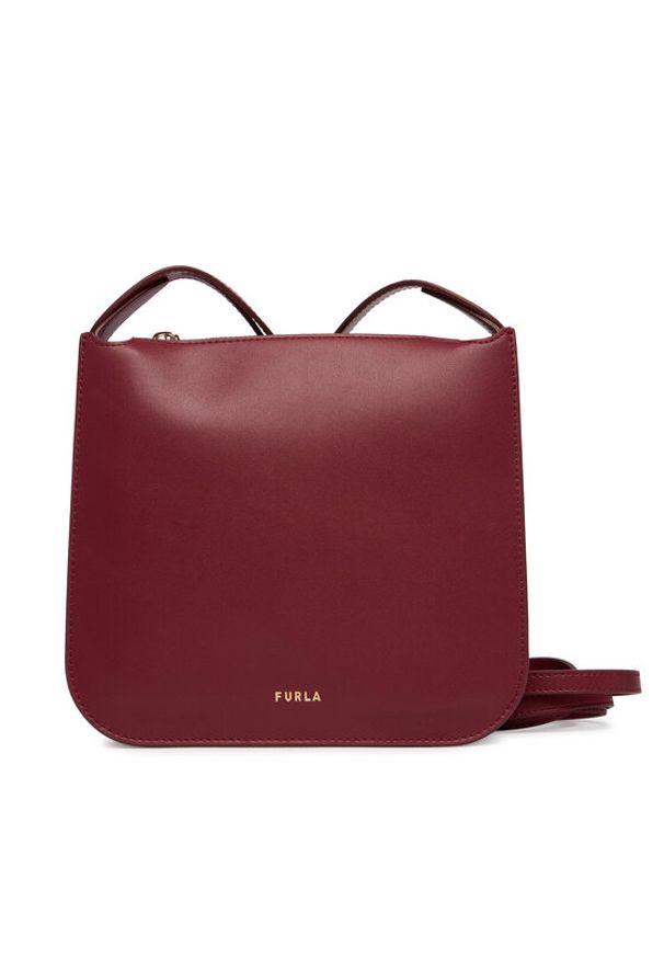 Furla Torebka Ava S WB01818 BX3104 CN CGQ00 Bordowy. Kolor: czerwony. Materiał: skórzane